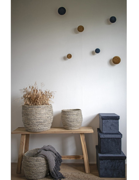 Banc vintage 2 places Bois de teck Naturel Barcelona 