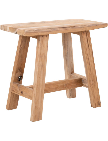 Tabouret vintage Bois de teck Naturel Barcelona 