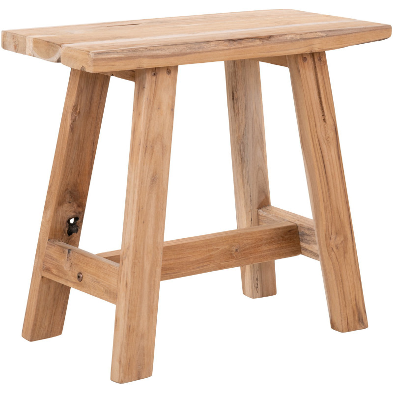 Tabouret vintage Bois de teck Naturel Barcelona 