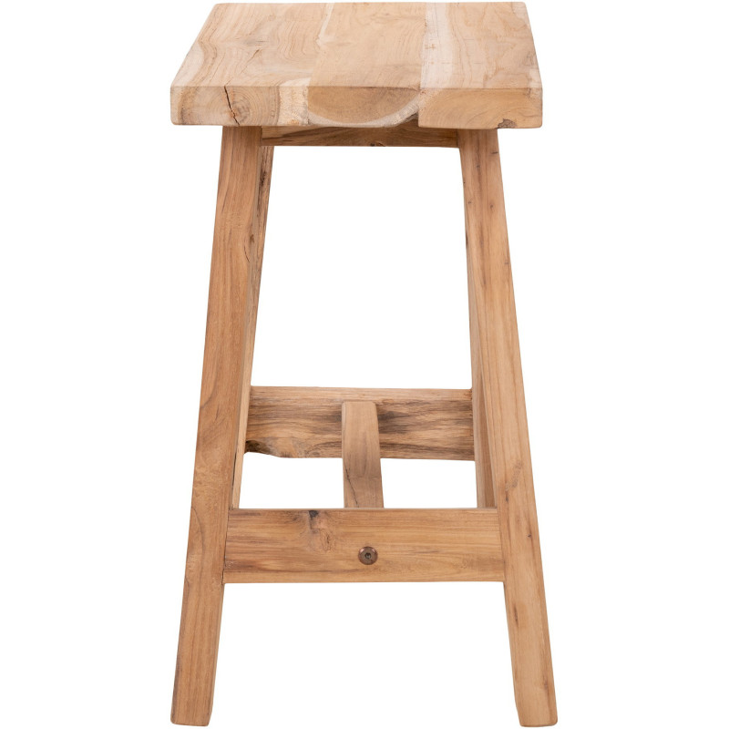 Tabouret vintage Bois de teck Naturel Barcelona 