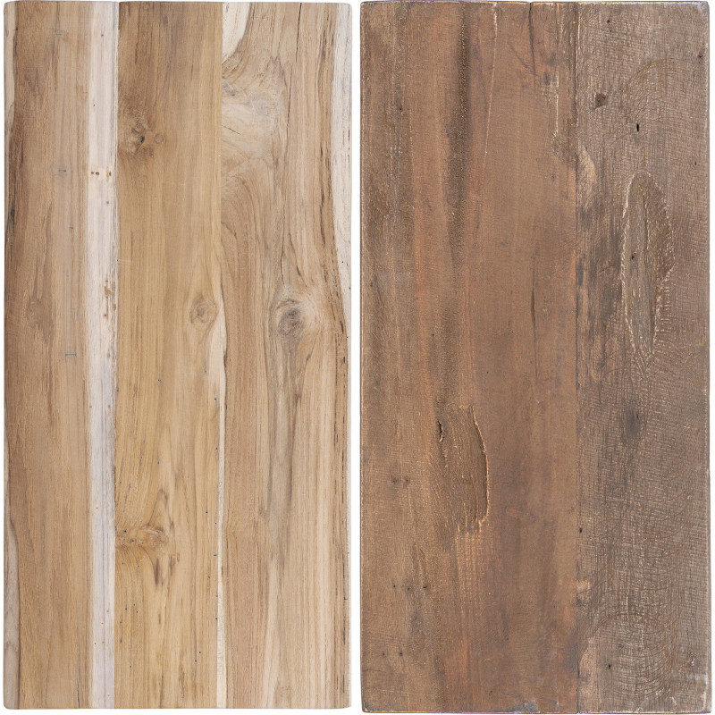 Tabouret vintage Bois de teck Naturel Barcelona 