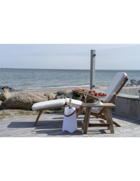 Tabouret vintage Bois de teck Naturel Barcelona 