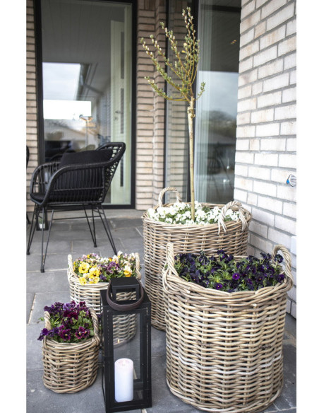 Caor Baskets - Baskets, kubu rattan, natural set of 4 