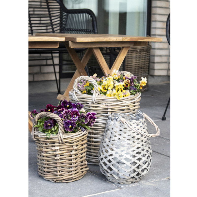 Caor Baskets - Baskets, kubu rattan, natural set of 4 