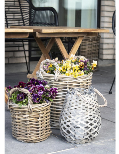 Caor Baskets - Baskets, kubu rattan, natural set of 4 