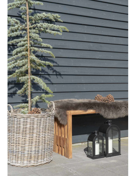 Indo Baskets - Baskets, kubu rattan, natural set of 2 