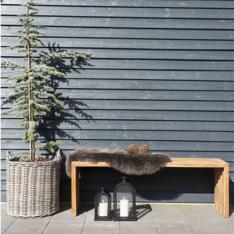 Indo Baskets - Baskets, kubu rattan, natural set of 2 