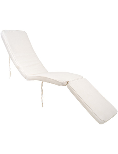 Coussin pour chaise longue 55x197 Coton Blanc Arrecife 