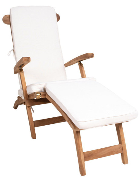 Coussin pour chaise longue 55x197 Coton Blanc Arrecife 