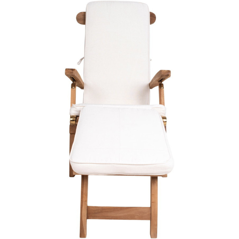 Coussin pour chaise longue 55x197 Coton Blanc Arrecife 