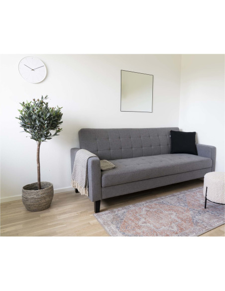 Grand Tapis de couloir oriental Rectangulaire 80x200 Chenille Polyester Orange Bleu Havana 