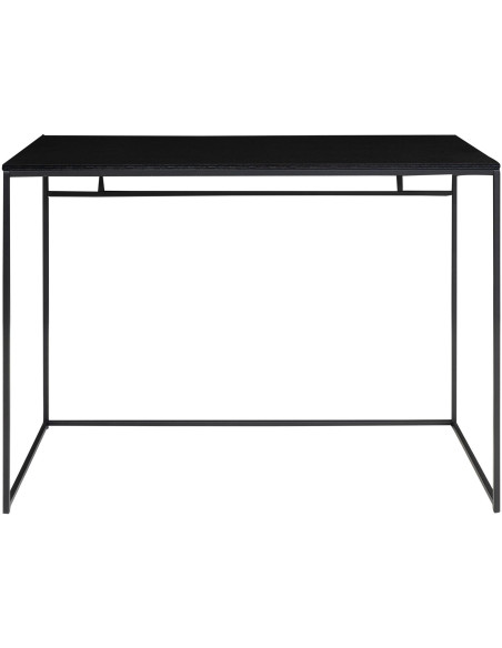 Bureau moderne Métal Panneau de particules Feuille de mélamine Noir Vita 