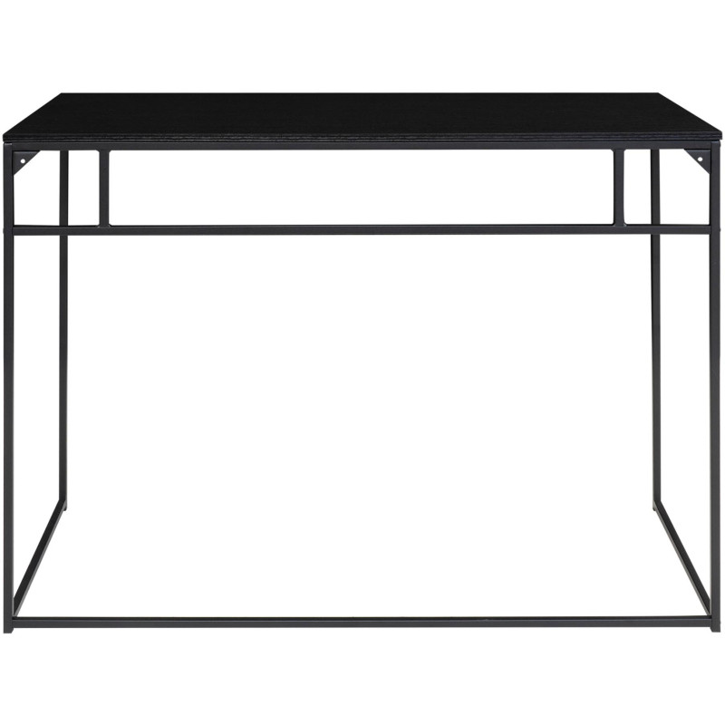 Bureau moderne Métal Panneau de particules Feuille de mélamine Noir Vita 