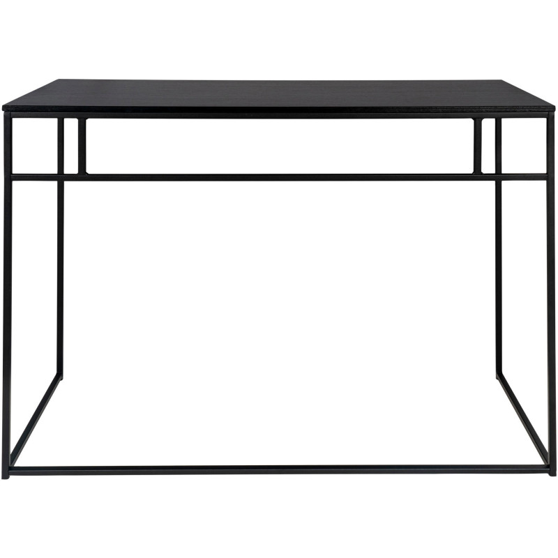 Bureau moderne Métal Panneau de particules Feuille de mélamine Noir Vita 