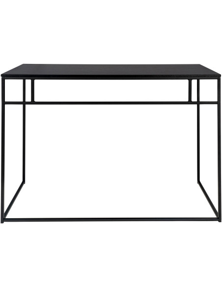 Bureau moderne Métal Panneau de particules Feuille de mélamine Noir Vita 