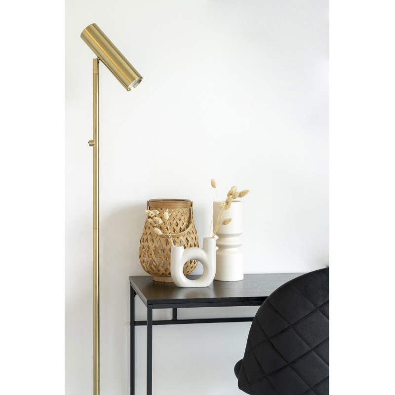 Bureau moderne Métal Panneau de particules Feuille de mélamine Noir Vita 