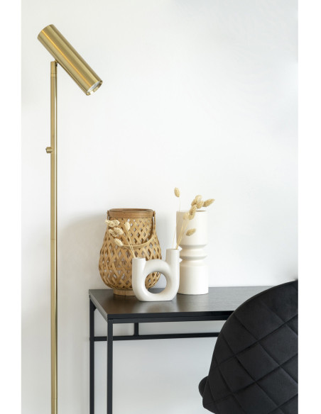 Bureau moderne Métal Panneau de particules Feuille de mélamine Noir Vita 