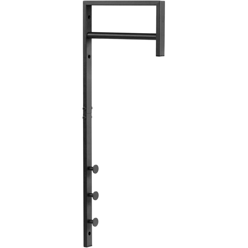 Porte manteaux murale moderne Métal Noir Trento 