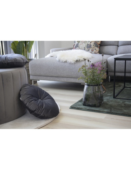 Peau de mouton poils longs 50x85 Cuir d'agneau Blanc ivoire Lambskin 