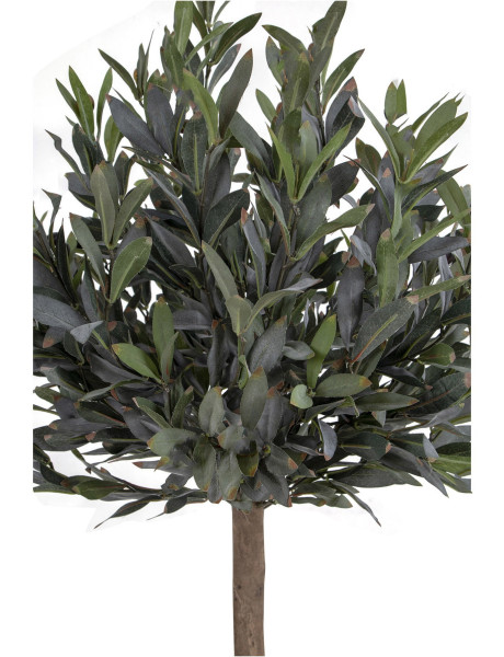 Grand Arbre artificiel réaliste Olivier Hauteur 120 cm Plastique Vert Noir 