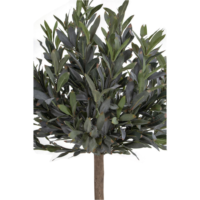 Grand Arbre artificiel réaliste Olivier Hauteur 120 cm Plastique Vert Noir 