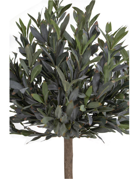 Grand Arbre artificiel réaliste Olivier Hauteur 120 cm Plastique Vert Noir 