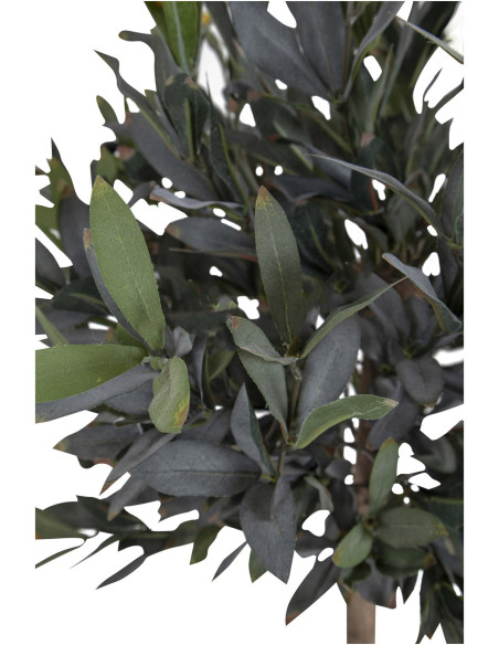 Grand Arbre artificiel réaliste Olivier Hauteur 120 cm Plastique Vert Noir 