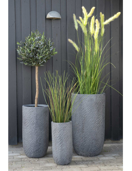 Grand Arbre artificiel réaliste Olivier Hauteur 120 cm Plastique Vert Noir 