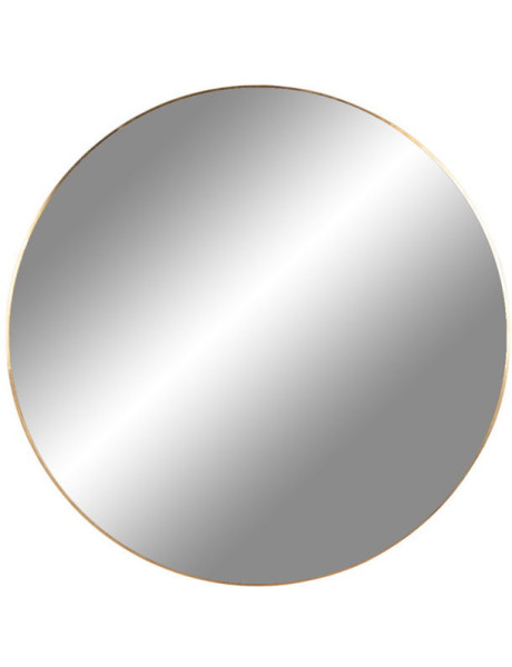 Miroir mural moderne Rond 40x40 Métal Doré Effet laiton Jersey House Nordic - 1