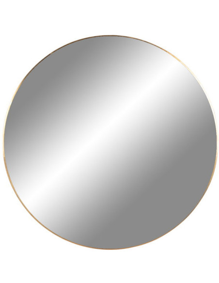 Miroir mural moderne Rond 40x40 Métal Doré Effet laiton Jersey House Nordic - 1