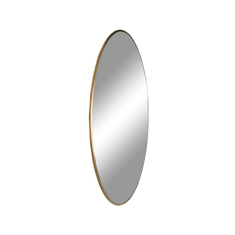 Miroir mural moderne Rond 40x40 Métal Doré Effet laiton Jersey House Nordic - 2