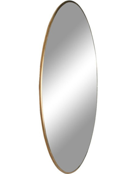 Miroir mural moderne Rond 40x40 Métal Doré Effet laiton Jersey House Nordic - 2