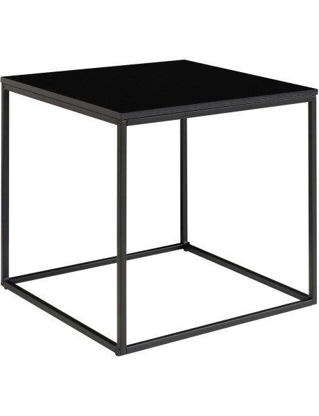 Table d’appoint carrée noire métal 45x45x45 cm Vita House Nordic - 1