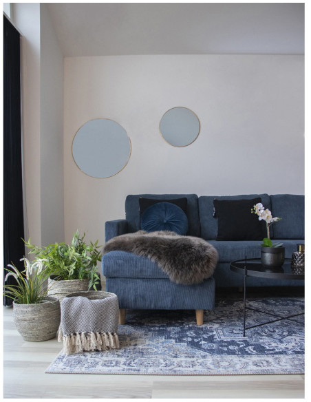 Peau de mouton poils longs 50x85 Fausse fourrure Marron clair Lambskin 