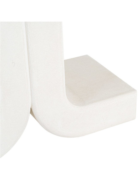 Console design géométrique Wilma MDF blanc 120 cm