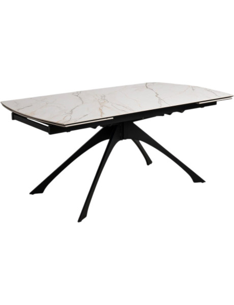 Table extensible 180 x 90 x H 76 cm céramique marbre...