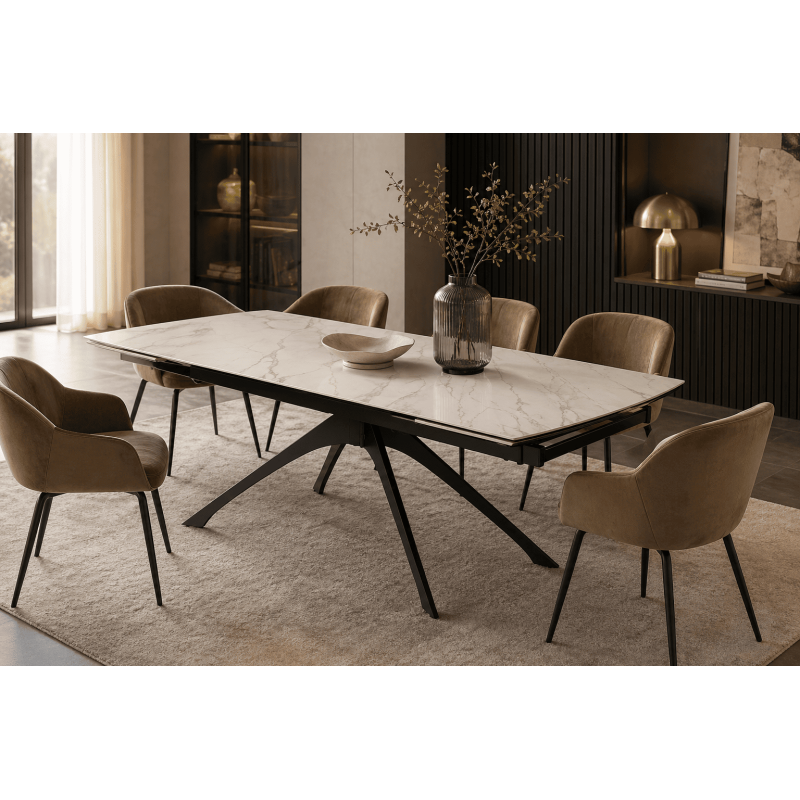 Table extensible 180 x 90 x H 76 cm...