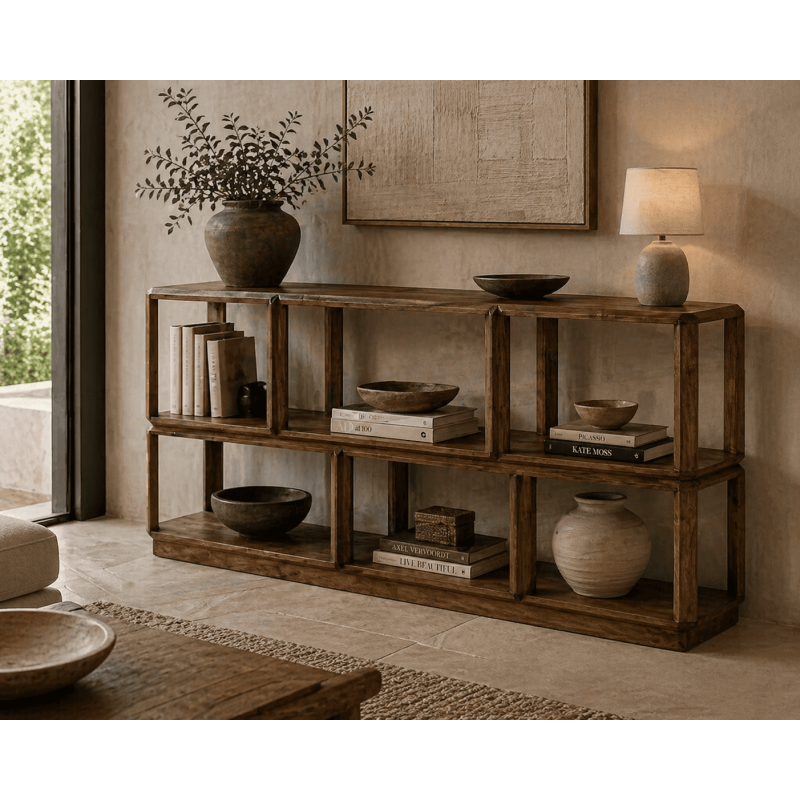 Étagère bois de manguier marron 160 x...