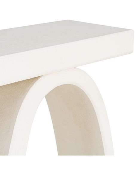 Console design MDF blanc 115 x 37,5 x H80 cm Wilma