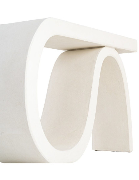 Console design MDF blanc 115 x 37,5 x H80 cm Wilma