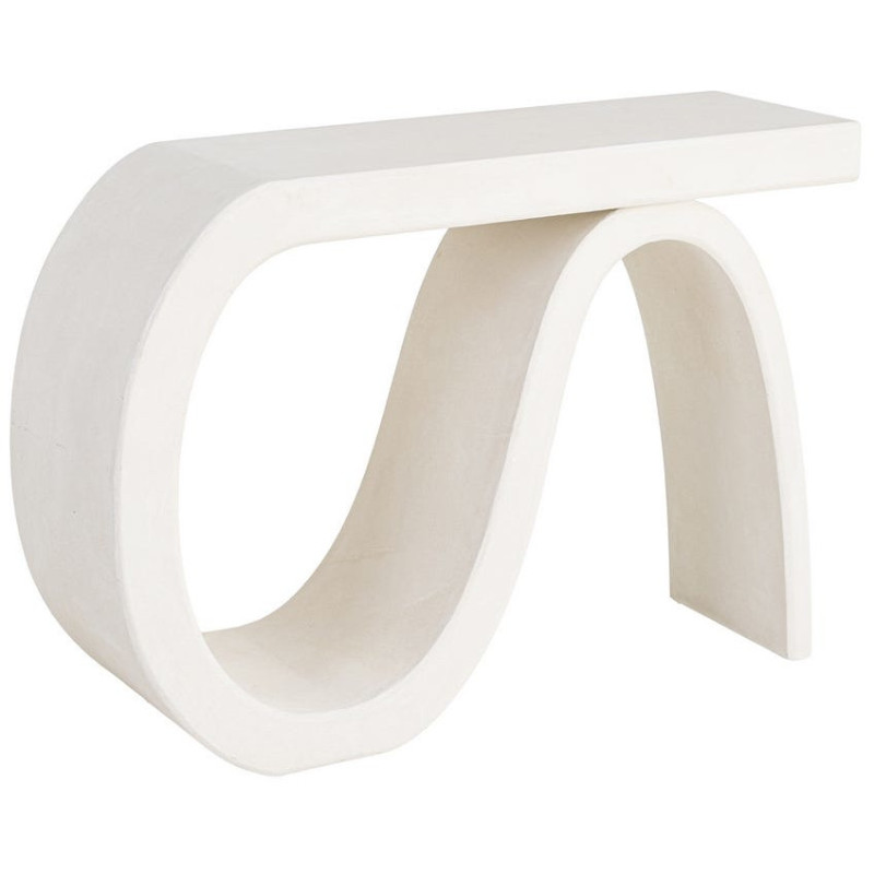 Console design MDF blanc 115 x 37,5 x...