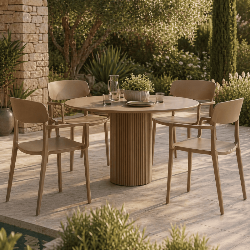 Chaise de jardin empilable...