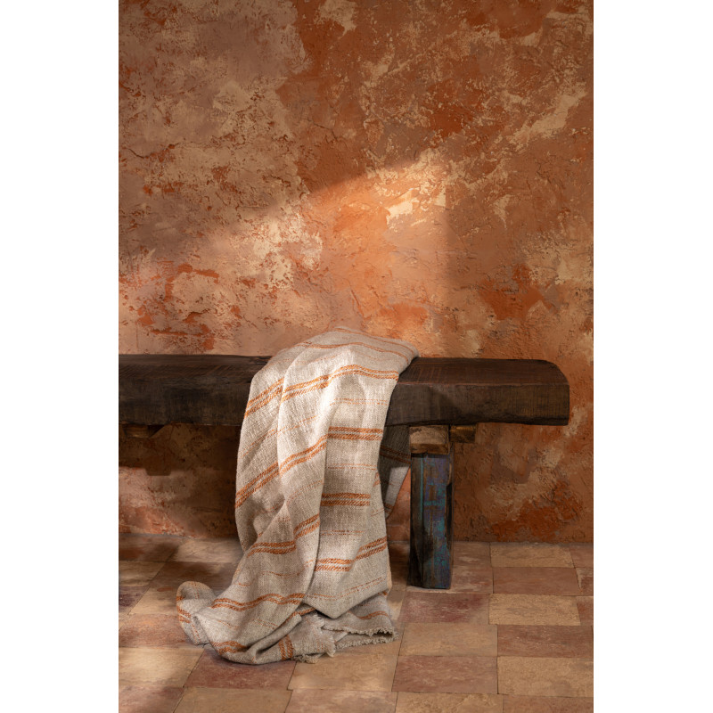 Banc bois recyclé massif marron 190 x...