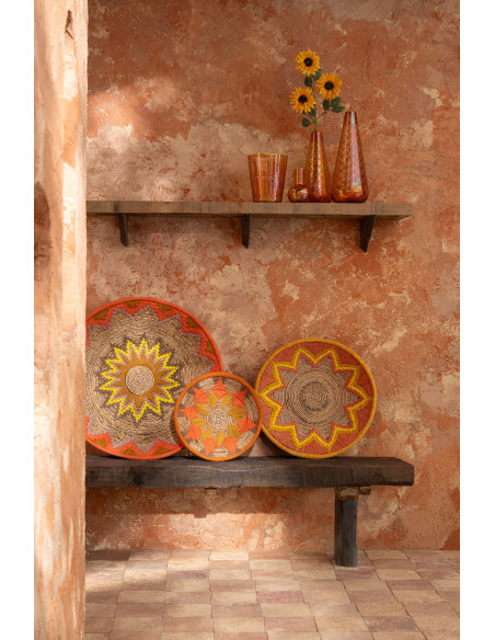Banc bois recyclé massif marron 190 x 38 x 46 cm Arwen