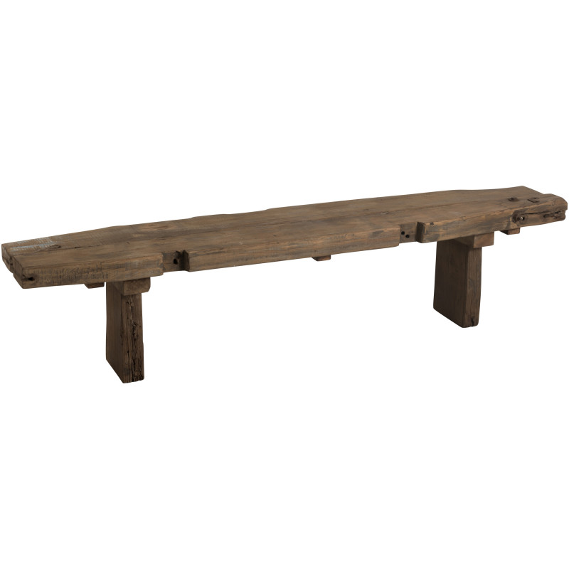 Banc bois recyclé massif marron 190 x...