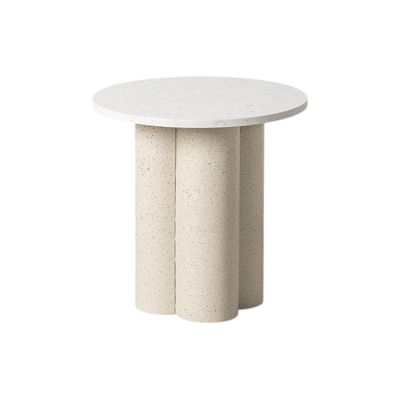 Table d’appoint ronde effet marbre...