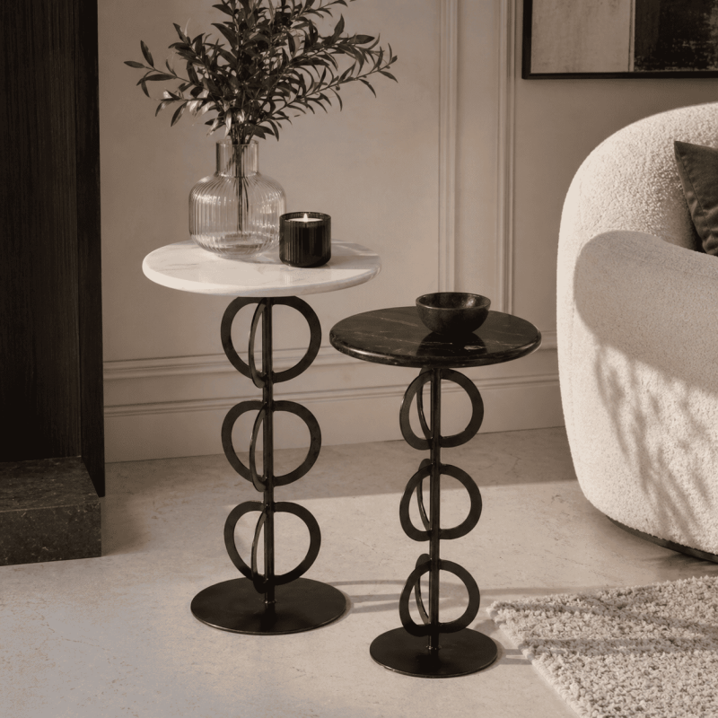 Tables d’appoint gigognes marbre...