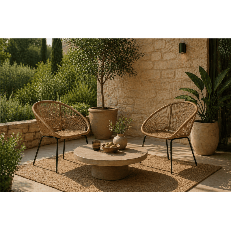 Fauteuil extérieur lot de 2...