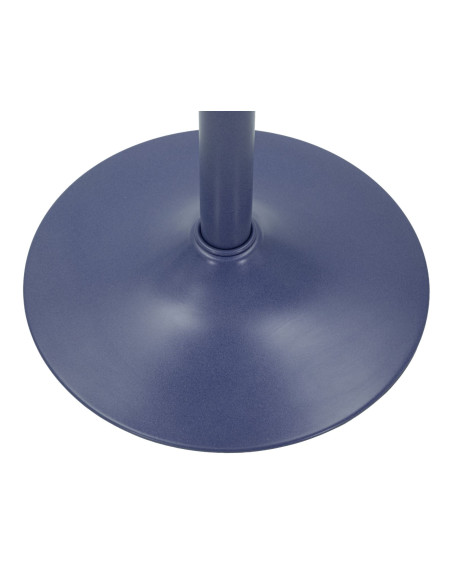 Table de bar bleu canard en métal Ø 60 x 103 cm Clox