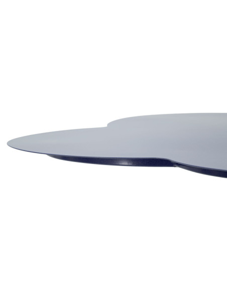 Table de bar bleu canard en métal Ø 60 x 103 cm Clox